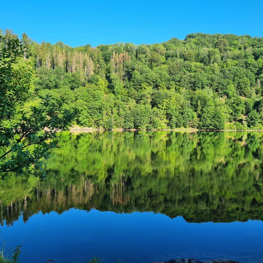 Ferienwohnung Am Rursee ジンメラート エクステリア 写真